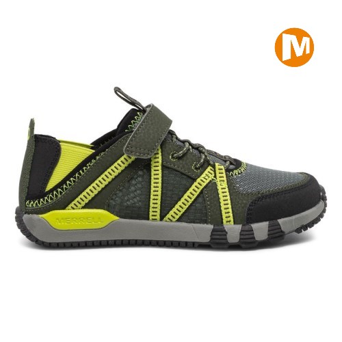 Dětské Sandály Merrell Hydro Free Roam Olivy Zelené (CZ. CBHOY)